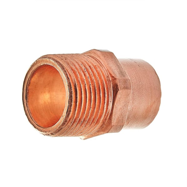 Everbilt 3/4 in. Copper Pressure Cup x MIP Male Adapter Fitting