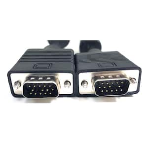 50 ft. X/S/VGA Coaxial HD15 Male to Male Monitor Replacement Cable Double Shield with Ferrites
