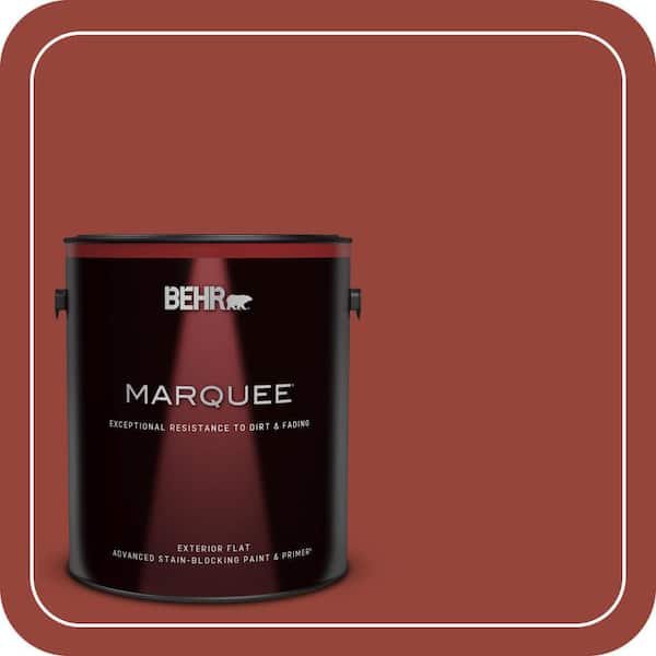 BEHR MARQUEE 1 gal. #PPU2-17 Morocco Red Flat Exterior Paint