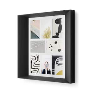 Aoibox 23 in. x 31 in. Jersey Shadow Box Jersey Display Case Picture Frame  with 2 Hangers (One Set), Matte Black DJHX010 - The Home Depot