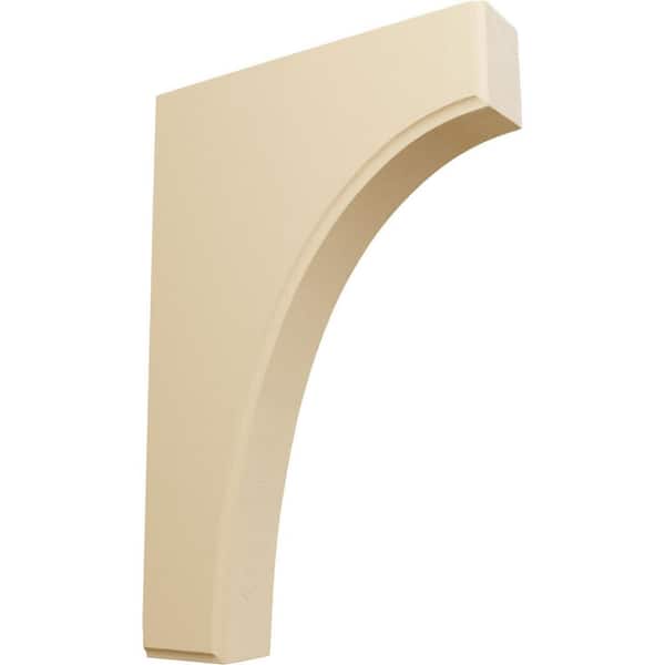 Ekena Millwork 1-3/4 in. x 8 in. x 12 in. Unfinished Wood Maple Clarksville Corbel