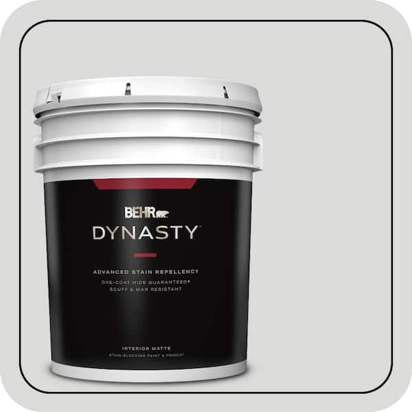 BEHR DYNASTY 5 gal. #790E-1 Subtle Touch Matte Interior Stain-Blocking Paint & Primer