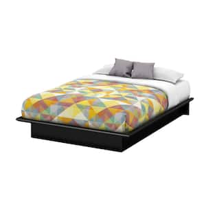 Step One Queen-Size Platform Bed in Pure Black