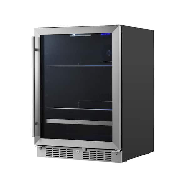 TITAN Signature 24 in. 84-Can and 13-Bottle Stainless Steel