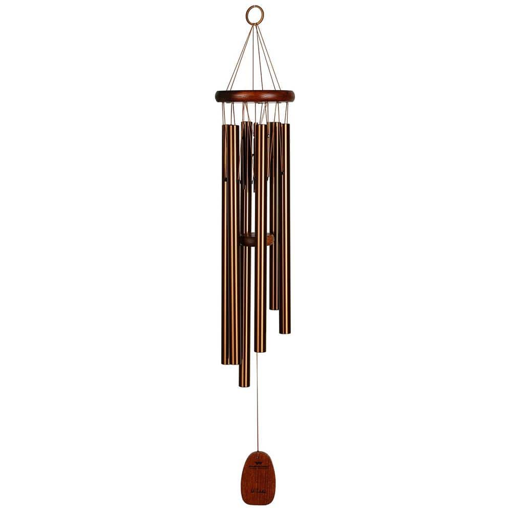 Bronze and Bubinga Pachelbel Canon Wind Chime, 32-inch