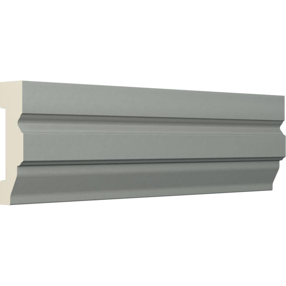 Gray Primed Urethane Geometric Window and Door Casing