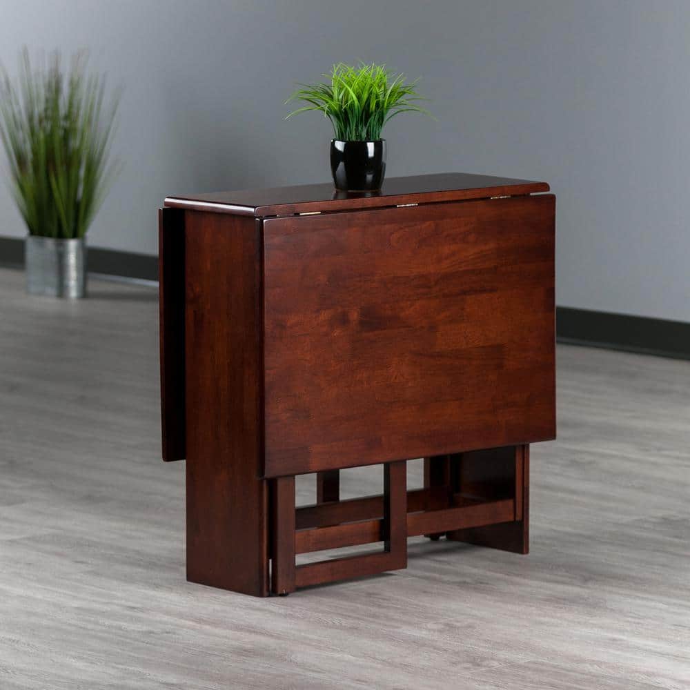 Contemporary Walnut Solid Wood Extendable Dining Table