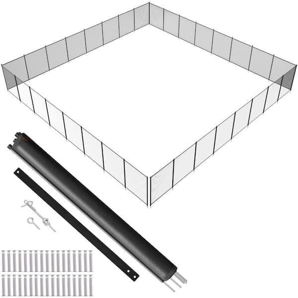 4 x 96 ft. Pool Fences for Inground Pools Removable Child Safety Pool Fencing Swimming Pool Fence