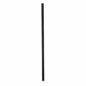 32 in. x .75 in. Textured Black Aluminum Square-Shaped Estate Baluster (100-Pack)