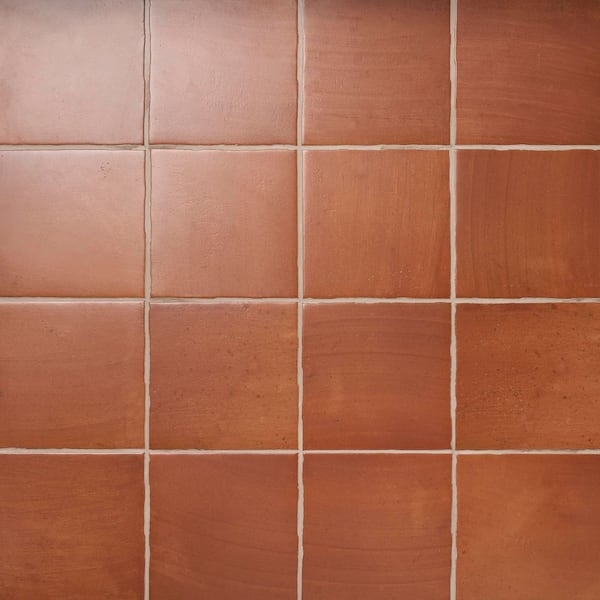 Sienna Terracotta Canyon 8.85 in. x 8.85 in. Matte Porcelain Floor and Wall Tile (8.69 sq. ft./ Case)