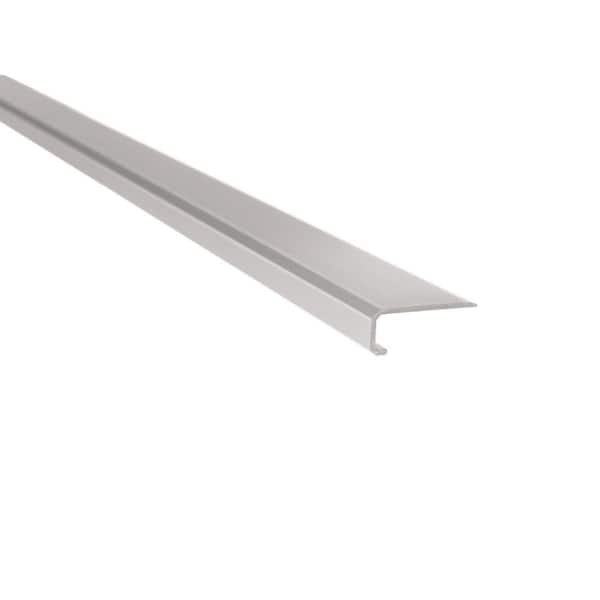 NewAge Products Flooring and Wall Panel Accessory Silver 10.99 mm T x 1 in. W x 46 in. L Endcap (10-Pack)