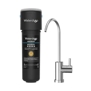 10UB 8000 Gal. Under-Sink Water Filter System, NSF/ANSI 42 Certified, with Dedicated Brushed Nickel Faucet