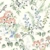 Chesapeake Frederique Multicolor Bloom Matte Pre-pasted Paper Wallpaper ...