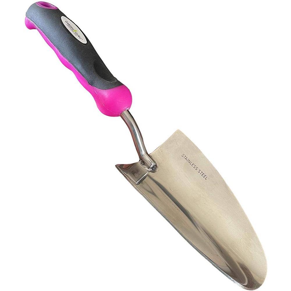 Garden Guru Super Strong Garden Trowel Hand Shovel - Stainless Steel - Rust  Resistant - Ergonomic Grip - Perfect Tool for Gardening, Weeding