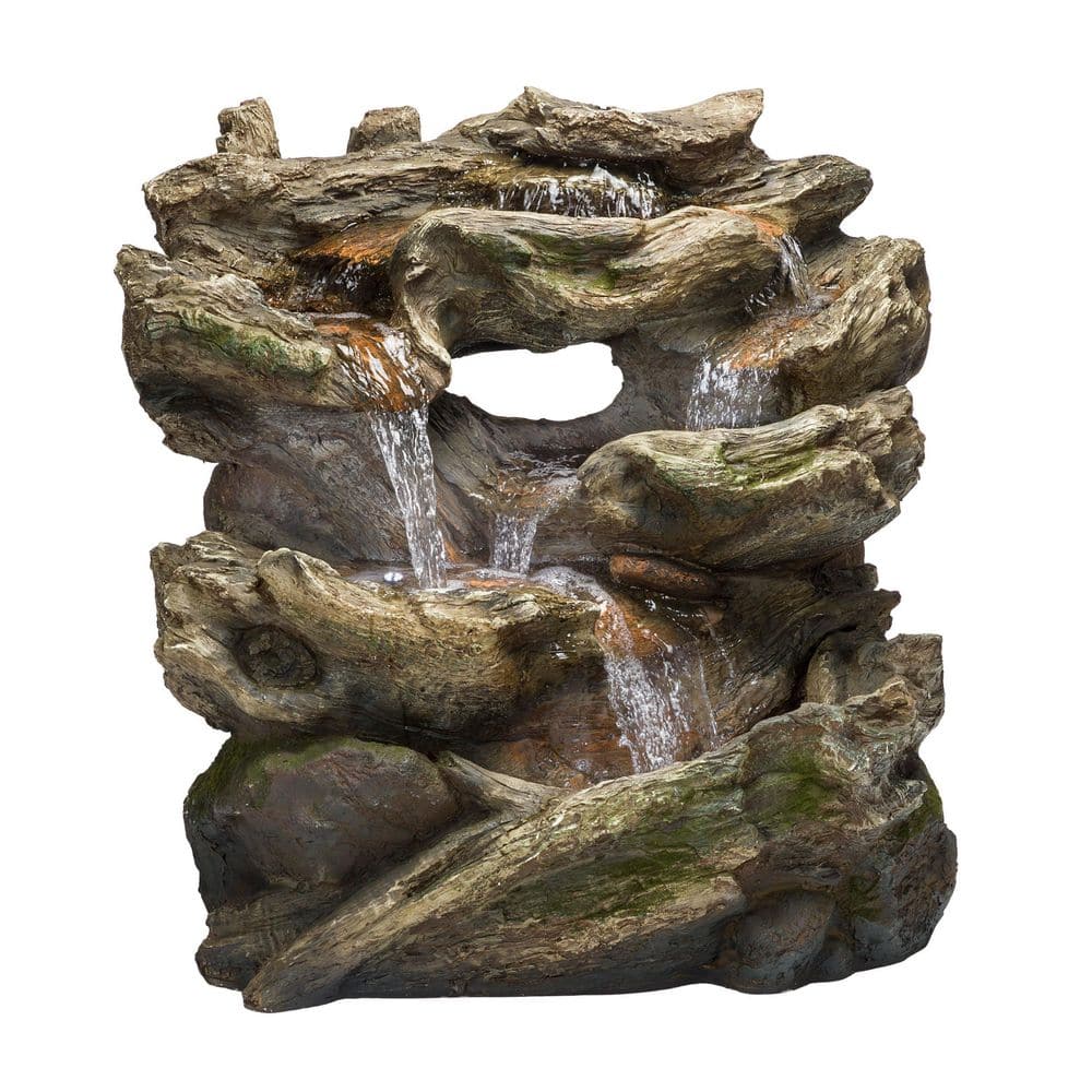 美品 LIGHTING ARUT FALF GENEREPUNIN ゲネレプニン Alpine Corporation 32 in. Tall Outdoor Multi-Tier Rainforest