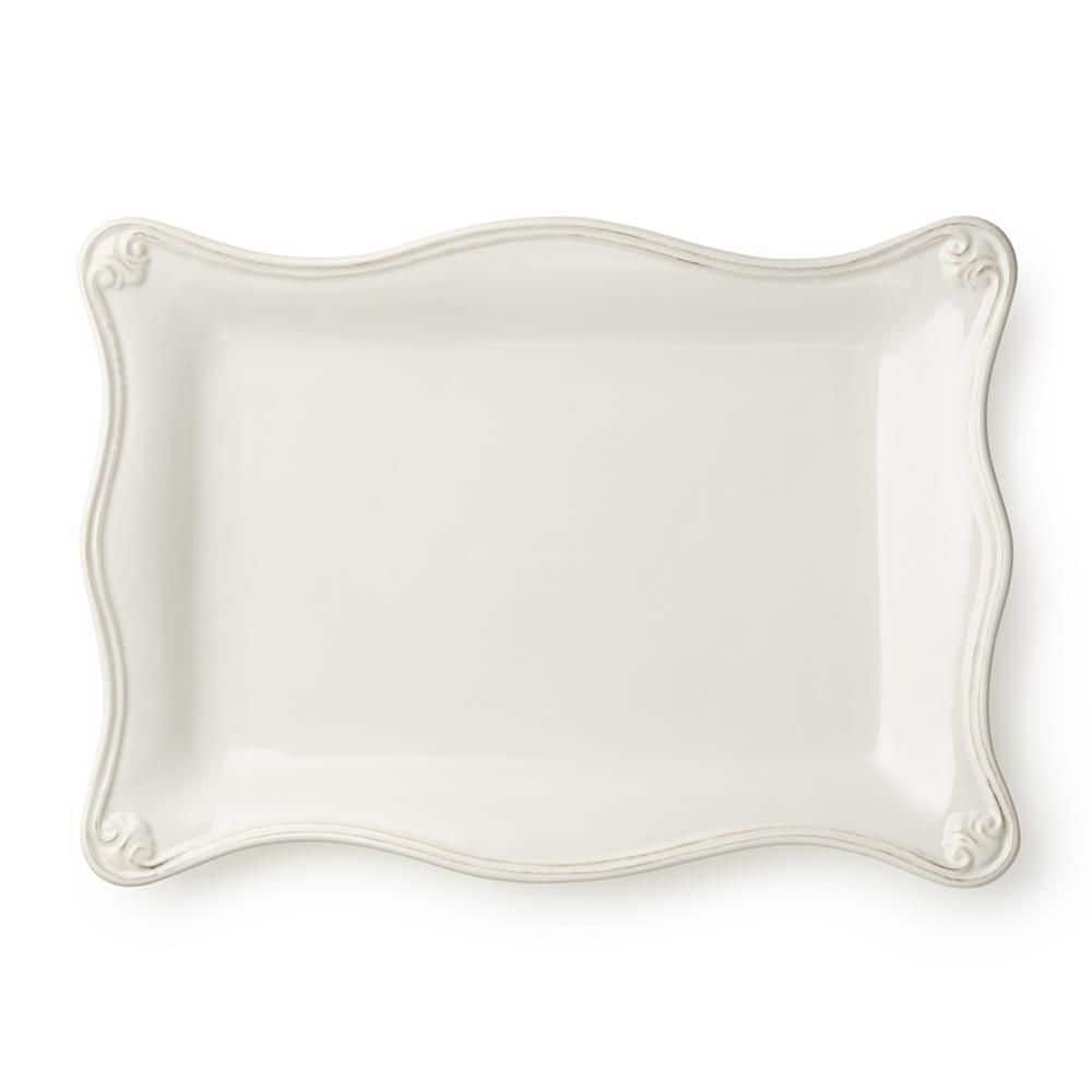 Heritage 14 in. x 10 in. White Stoneware Rectangular Platter price history on PriceWatchPro