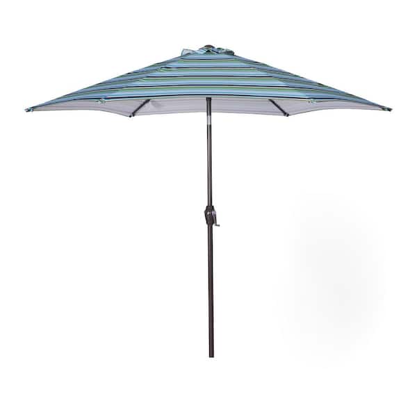 Miscool BREA Umbrella Diameter in whole feet followed by 8.5 ft. Market Patio Umbrella in Green