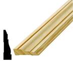 Alexandria Moulding WM361 11/16 in. x 2-1/2 in. x 84 in. Solid Pine Pre ...