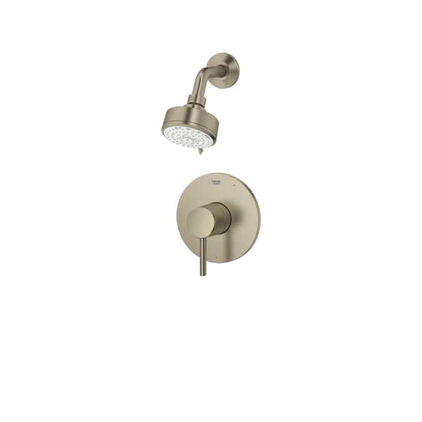GROHE Concetto Shower Valve Trim Kit – Pressure Balance Cartridge, Brushed Nickel Infinity Finish, Modern Design