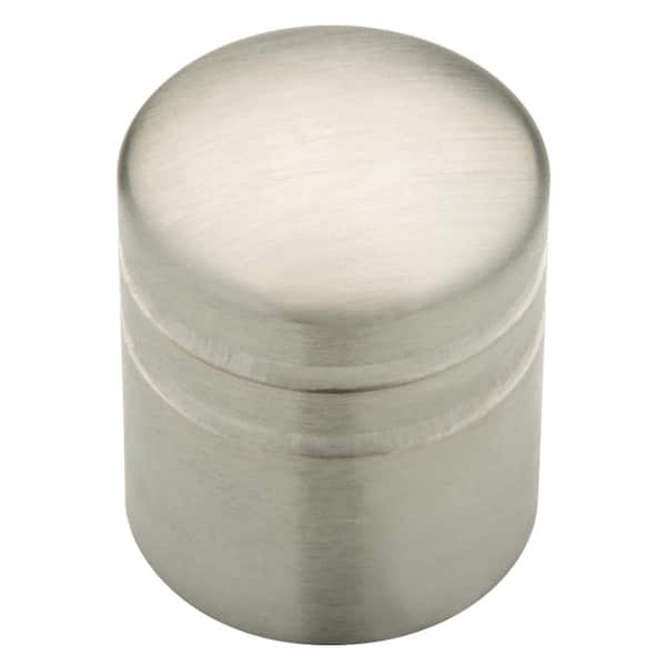 Liberty Palladium 1 in. (26mm) Stainless Steel Cylinder Cabinet Knob