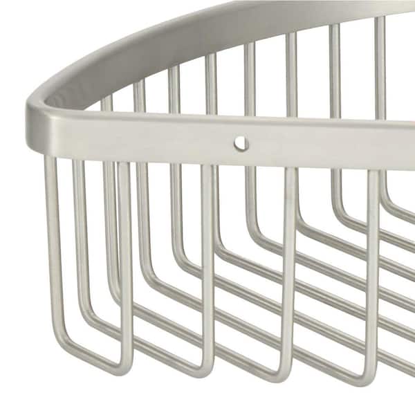 Medium Shower Caddy in Brushed Stainless