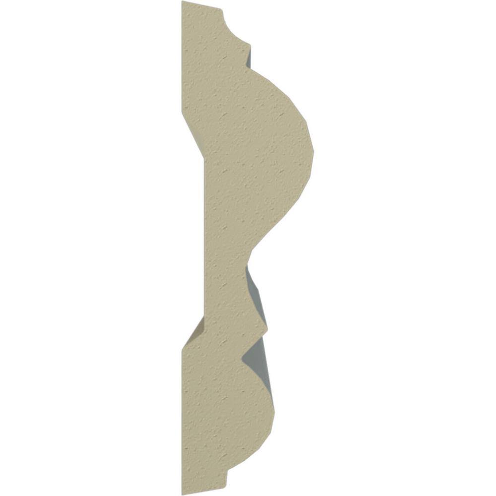 Primed White Polyurethane Emery Crown Moulding 94.5"