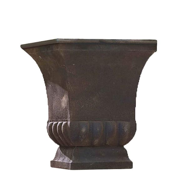 Gardman 15 in. Metal Rustic Urn-Discontinued