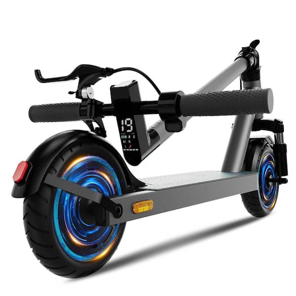 2-Wheel Electric Scooter with Powerful 500W x 2 Dual Peak Motor, 28 Miles Long Range, Dual Elastomer Suspension