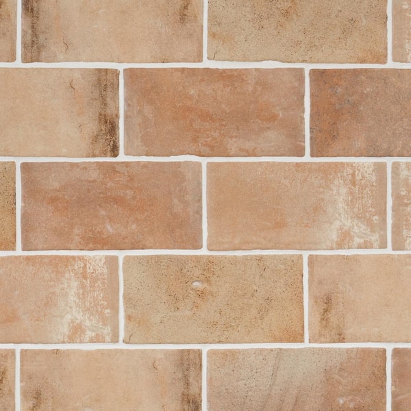 Ivy Hill Tile Tripoli Cotto 3.93 in. x 7.87 in. Matte Terracotta Look Ceramic Wall Tile (10.76 sq. ft./Case)