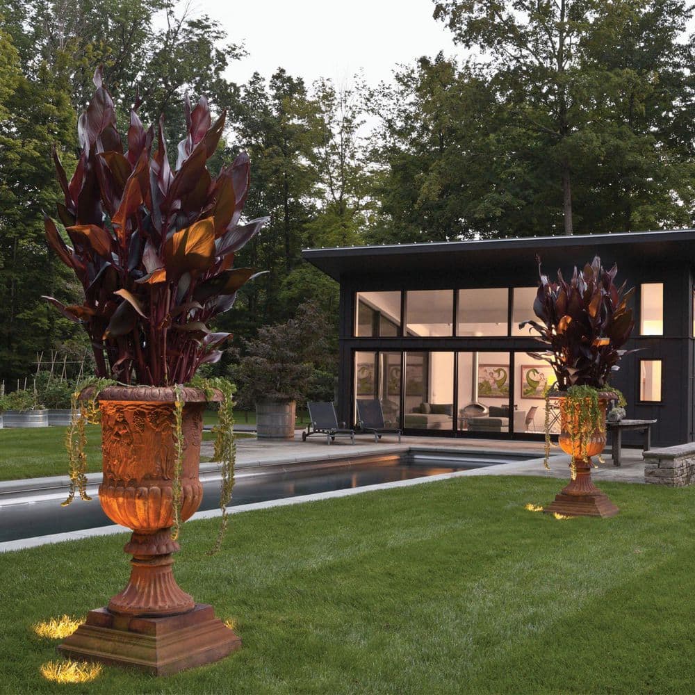 Matte Bronze PVC Outdoor Low Voltage Well Light