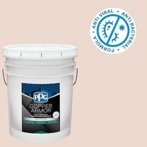 5 gal. PPG1060-1 Winter Peach Eggshell Antiviral and Antibacterial Interior Paint with Primer