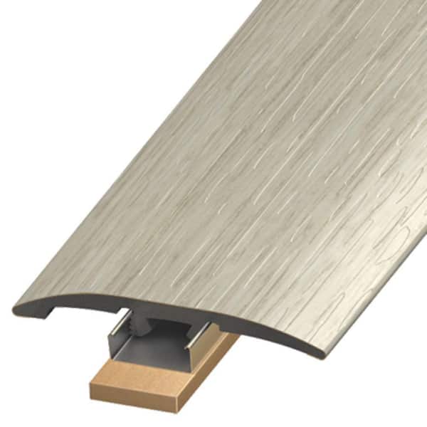 Deco Products SlimTrim Bahamas Sand 0.25 in. Thick x 2 in. Wide x 94 in. Length Reducer, End Cap and T-Molding