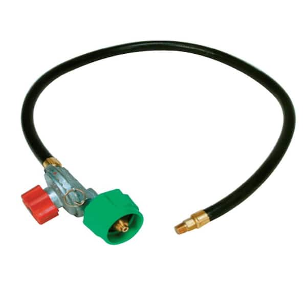 King Kooker High Pressure Adjustable Regulator with Type 1 Connection Listed LP Hose Male Pipe Thread and Orifice