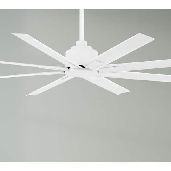 Xtreme H2O 52 in. Indoor/Outdoor 6-Fan Speeds Ceiling Fan in Flat White with Remote Control