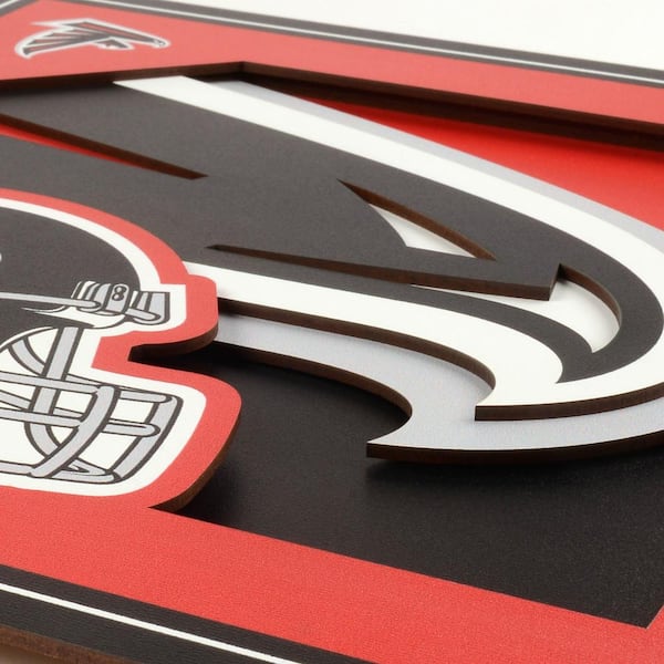 NFL Atlanta Falcons 3D Logo Series Wall Art - 12x12 2507231 - The