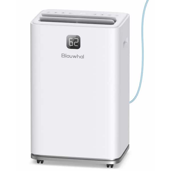 150-Pints White Dehumidifier with Pump, Drain Hose, Touch Control for 8000 sq. ft. Storages, Warehouses Basement Home