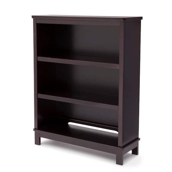 Delta Children Universal 3-Shelf Dark Chocolate Bookcase