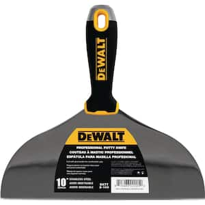 DEWALT 8 in. Carbon Steel Putty Knife with Soft Grip Handle DXTT 2