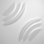 7/8 in. x 11-7/8 in. x 11-7/8 in. PVC White Artisan EnduraWall Decorative 3D Wall Panel