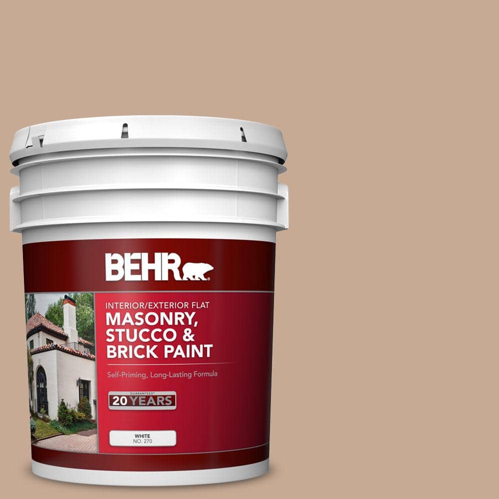 5 gal. #ECC-42-1 Fox Hill Flat Interior/Exterior Masonry, Stucco and Brick 