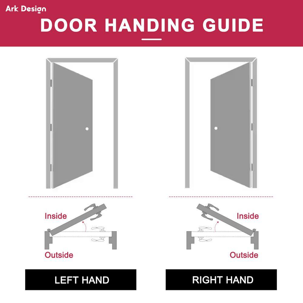 28 in. x 80 in. White 5-Lite Frosted Glass MDF Prehung Door
