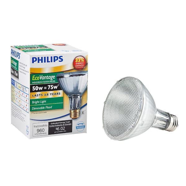 Philips 50-Watt Equivalent Halogen PAR30L Floodlight Bulb