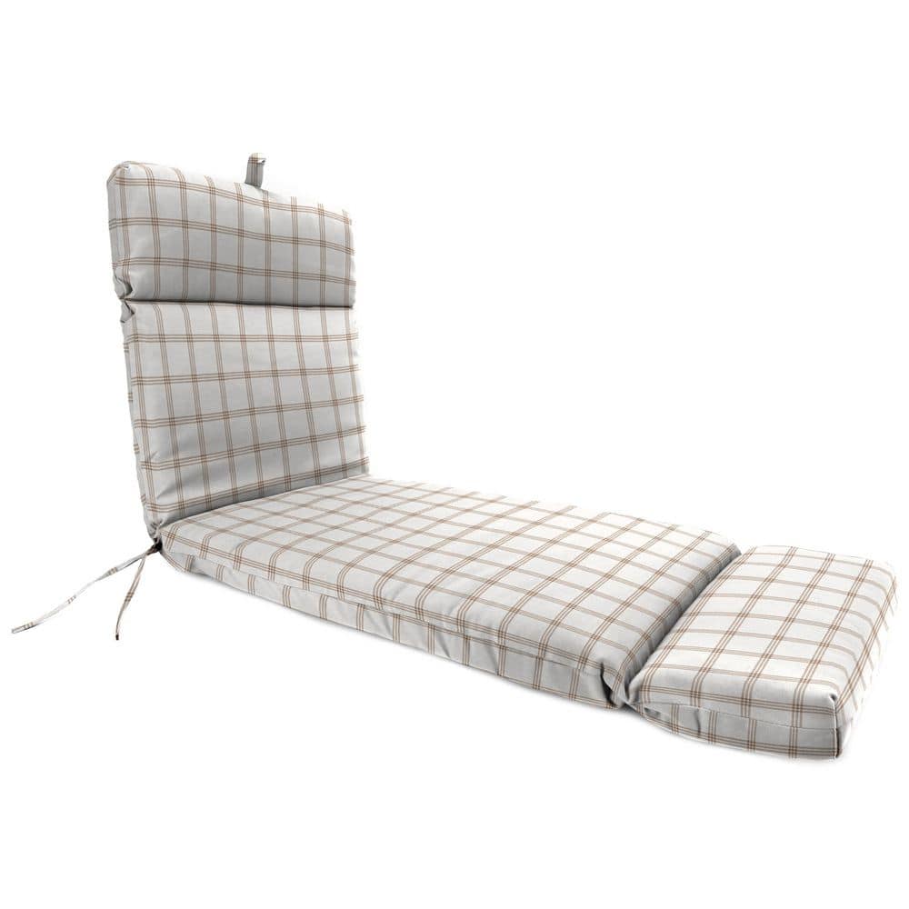 72 in. L x 22 in. W x 3.5 in. T Rectangular Outdoor Chaise Lounge Cushion in Cycle Pekoe price history on PriceWatchPro