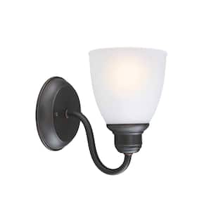 Woodbridge Collection 1-Light Oil-Rubbed Bronze Sconce