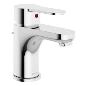 Identity Single Hole Single-Handle Bathroom Faucet with Pop-Up Drain Assembly in Chrome