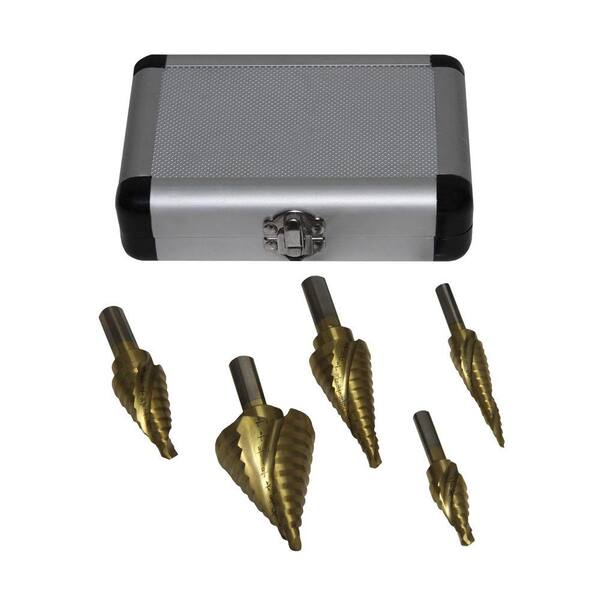 Grand Rapids Industrial Products Grip Fluted Drill Bit Set (5-Piece)