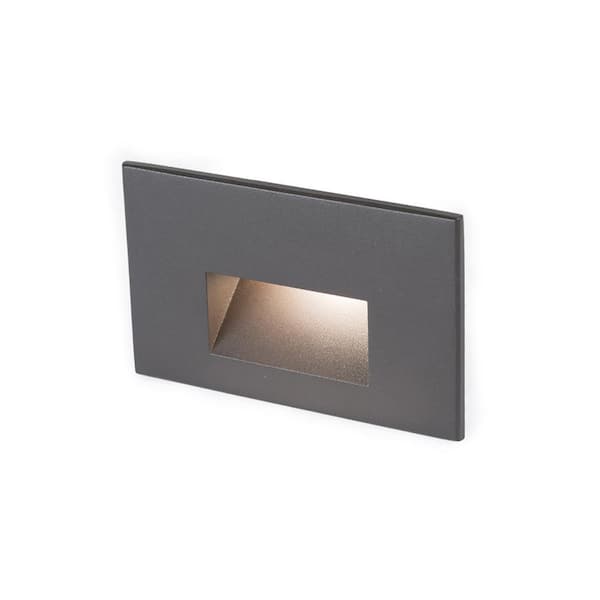 WAC LANDSCAPE Horizontal Step Light Low-Voltage Integrated LED 12-Volt Bronze on Aluminum Alloy 3000K
