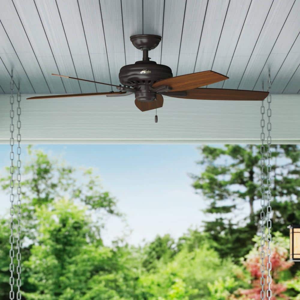 Newsome 52 in. Indoor/Outdoor Premier Bronze Ceiling Fan For Patios or Bedrooms price history on PriceWatchPro