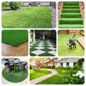 LABRADOR 40 Artificial Grass Synthetic Lawn Turf Sample Sold by 1 ft. x 1 ft.