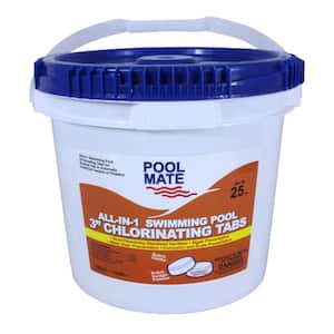 25 lb. Pool All-in-1 3 in. Chlorinating Tablets